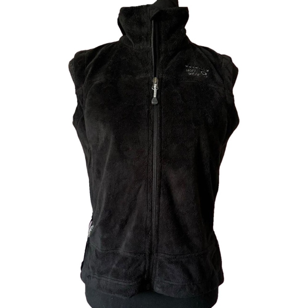 MOUNTAIN HARDWEAR women’s black soft fleece vest